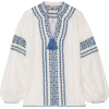 Talitha Kali embroidered cotton blouse - Koszulki - długie - 