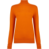 Tall Orange Button Roll Neck Jumper - Пуловер - 