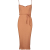 Tan Sleeveless Dress - Vestidos - 