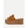 Tassel & Chain Design Wedge Sandals - Sandálias - $36.00  ~ 30.92€