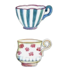 Tea Cups - Illustraciones - 