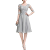 TeaLength Lace Mother of The Bride Dress - Dresses - $115.00 