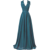 Teal Dress - Dresses - 