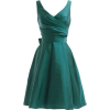 Teal Dress - Obleke - 