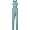 Teal Sequined Jumpsuit - Other - 