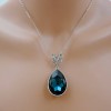 Teal blue  necklace - Necklaces - 
