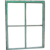 Teal window - Furniture - 