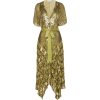 Temperley London Akiko Sequin Embroidere - sukienki - 