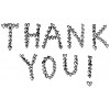 Text thank you - イラスト用文字 - 