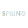 Text spring - イラスト用文字 - 