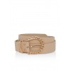 Textured Faux Leather Chain Buckle Belt - Remenje - $3.99  ~ 3.43€