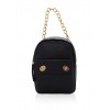 Textured Faux Leather Small Chain Strap Backpack - Mochilas - $19.99  ~ 17.17€
