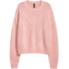 Textured-knit sweater - Puloverji - 