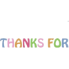 Thank You - イラスト用文字 - 