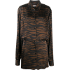 The Attico Gigi zebra-print shirt dress - Kleider - 