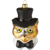 The Holiday Barn owl top hat ornament - 饰品 - 