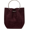The Row Micro black suede top handle bag - Hand bag - 