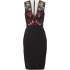 Theia Burgundy Midnight Sheath dress - Obleke - 