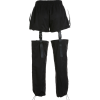 Thetis - Detachable Hem Harem Pants - Shorts - 