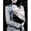 The woman and the owl in blue - モデル - 