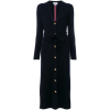 Thom Browne Knit Striped Long Cardigan - Jacket - coats - 