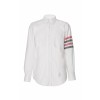 Thom Browne Stripe-Detailed Cotton-Flann - Camisas manga larga - $430.00  ~ 369.32€