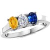 Three Stone Mother's Ring - Rings - $474.99 