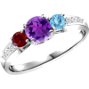 Three Stone Mother's Ring - Rings - $579.99 