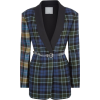 Tibi - Tartan belted blazer - Suits - $1,000.00 