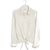 Tie-Front Shirt in Stripe - Košulje - kratke - $59.50  ~ 51.10€