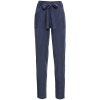 Tie Waist Pinstripe Trousers - Spodnie Capri - 