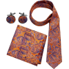 Tie pocket square set (Peach Couture) - 领带 - 