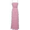 Tiered Ruffle Chiffon Prom Formal Gown Long Holiday Party Cocktail Dress Bridesmaid Rose - Haljine - $79.99  ~ 508,14kn