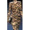 Tiger Print Dress - Kleider - 