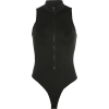 Tight black breathable vest female zippe - オーバーオール - $21.99  ~ ¥2,475