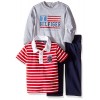 Tommy Hilfiger Baby Boys' Solid Long Sleeve, Polo and Pant Set - Hose - lang - $25.20  ~ 21.64€