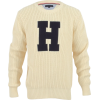 Tommy Hilfiger Boys (age 9-16) Varsity Guy Sweater Cream - Pullovers - $113.75 