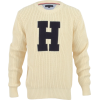 Tommy Hilfiger Boys (age 9-16) Varsity Guy Sweater Cream - Puloverji - $113.75  ~ 97.70€