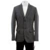 Tommy Hilfiger Charcoal Gray Herringbone Slim Fit Blazer Jacket - Jacket - coats - $99.99 