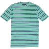 Tommy Hilfiger Men Casual Striped Logo T-Shirt Green/Navy - T-shirts - $22.99 