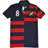 Tommy Hilfiger Men Custom Fit TH-85 Logo Polo T-shirt Navy/Red - T-shirts - $39.99  ~ £30.39