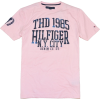Tommy Hilfiger Men Graphic Logo T-shirt Pink/Navy - T-shirts - $24.99 