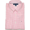 Tommy Hilfiger Men Plaid Long Sleeve Logo Shirt Light Pink/White - Koszule - długie - $34.99  ~ 30.05€