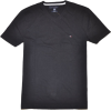 Tommy Hilfiger Men V-Neck Custom Fit Logo T-Shirt Black - T-shirts - $24.99 