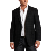Tommy Hilfiger Men's 2 Button Side Vent Windowpane Trim Fit Sport Coat Grey - Jacken und Mäntel - $192.36  ~ 165.22€