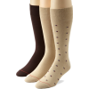Tommy Hilfiger Men's 3 Pack Dress Logo Crew Socks Khaki/brown - Bielizna - $16.00  ~ 13.74€