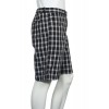 Tommy Hilfiger Men's Black Plaid (Small) Flat Front Walking Shorts Black, gray and white - Shorts - $55.60 