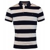Tommy Hilfiger Men's Custom Fit Wide Stripes Polo - Magliette - $39.99  ~ 34.35€
