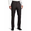 Tommy Hilfiger Men's Flat Front 100% Wool Dress Pant Brown - Pantaloni - $52.60  ~ 45.18€