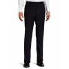 Tommy Hilfiger Men's Flat Front 100% Wool Dress Pant Navy - Pantalones - $52.60  ~ 45.18€